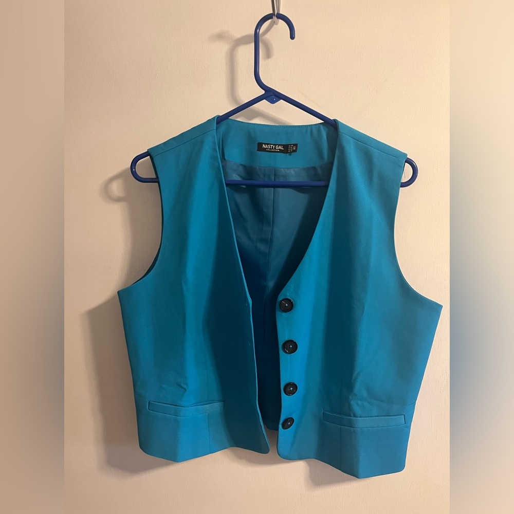 Nasty Gal Tailored Vest size 10